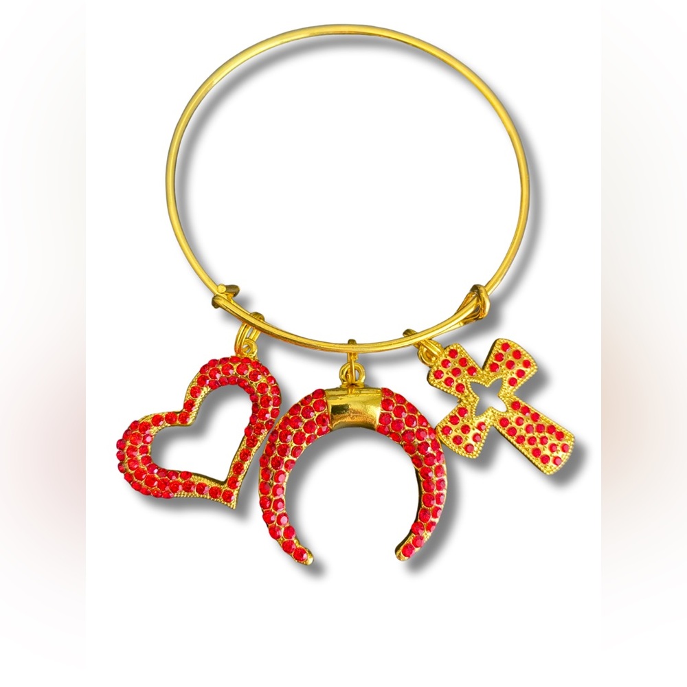 Custom “Dream Big” Charm Bangle bracelet